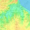Lomas de Zamora topographic map, elevation, terrain