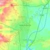 Newton Aycliffe topographic map, elevation, terrain