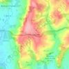 Fromes Hill topographic map, elevation, terrain