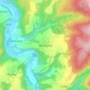 Marcouray topographic map, elevation, terrain