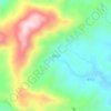 Huanglongsi topographic map, elevation, terrain