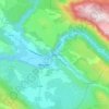 Stolac topographic map, elevation, terrain