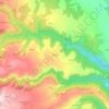 Pradet topographic map, elevation, terrain