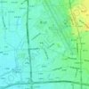 豊場 topographic map, elevation, terrain