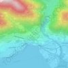 Costa topographic map, elevation, terrain