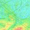 Melle topographic map, elevation, terrain