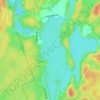 Moore Lake topographic map, elevation, terrain