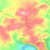 Cherryville topographic map, elevation, terrain