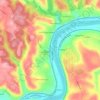 Fredericktown topographic map, elevation, terrain