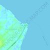 Kel. Penajam topographic map, elevation, terrain