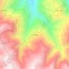 Carpapata topographic map, elevation, terrain