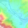 Dryden topographic map, elevation, terrain