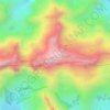 Qhapaqsaya topographic map, elevation, terrain