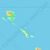 Pulau Hoga topographic map, elevation, terrain