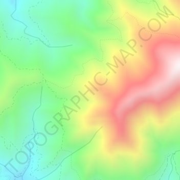 Madrid topographic map, elevation, terrain