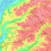 Hillcrest Heights topographic map, elevation, terrain