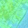 Tabernacle topographic map, elevation, terrain