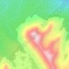 Notch Peak topographic map, elevation, terrain
