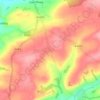 Bancycapel topographic map, elevation, terrain