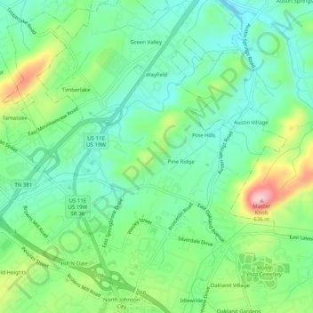 Woodstone topographic map, elevation, terrain