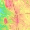 Chittendens Corners topographic map, elevation, terrain