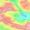 博尔塔拉州 topographic map, elevation, terrain