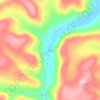 Gillett topographic map, elevation, terrain