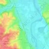 Le Gruzeau topographic map, elevation, terrain
