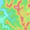 Mugeon-ri topographic map, elevation, terrain