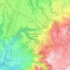 Santa Catarina Pinula topographic map, elevation, terrain