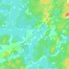 Dunchurch topographic map, elevation, terrain
