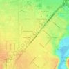 Thurin topographic map, elevation, terrain