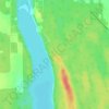 Green Lake topographic map, elevation, terrain
