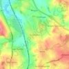 Grassmoor topographic map, elevation, terrain