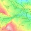 Thurlstone topographic map, elevation, terrain