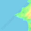 Spanish Point topographic map, elevation, terrain