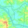 Uppoor topographic map, elevation, terrain