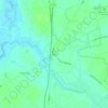 Huger topographic map, elevation, terrain