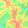 Calvert topographic map, elevation, terrain