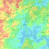 Fuding topographic map, elevation, terrain