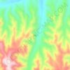 石窑子 topographic map, elevation, terrain