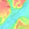 Le Bourg topographic map, elevation, terrain