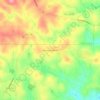 Worley Crossroads topographic map, elevation, terrain