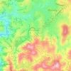 Foreke Dschang topographic map, elevation, terrain