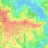 San Remo topographic map, elevation, terrain