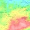 Langue topographic map, elevation, terrain