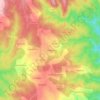 Pardielas topographic map, elevation, terrain