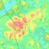 Marlborough topographic map, elevation, terrain