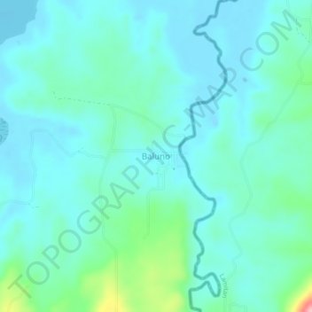 Baluno topographic map, elevation, terrain