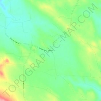 Recluse topographic map, elevation, terrain